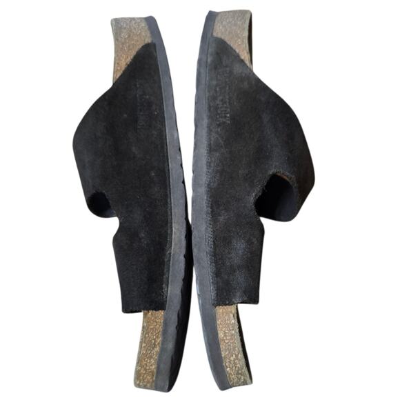 Birkenstocks Arizona suede leather brown size 40 9 9.5 women's 7 7.5 mens - Picture 4 of 7